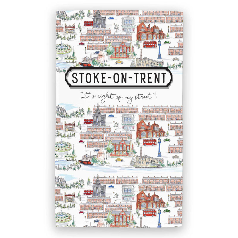 Stoke-on-Trent Tea Towel