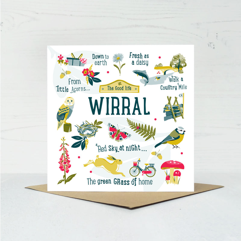 Wirral Greeting Card