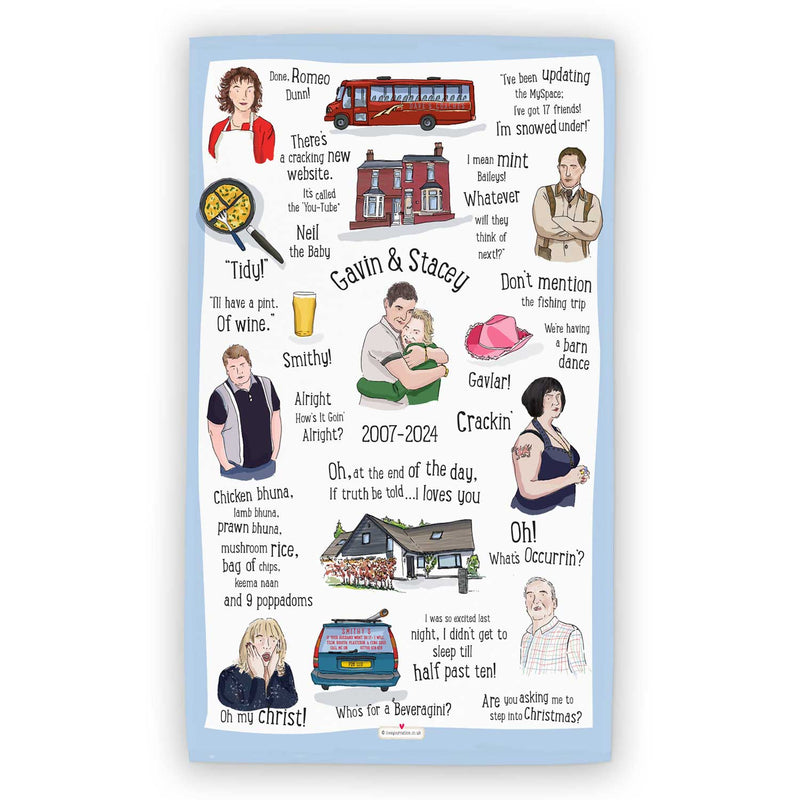 Gavin & Stacey Tea Towel