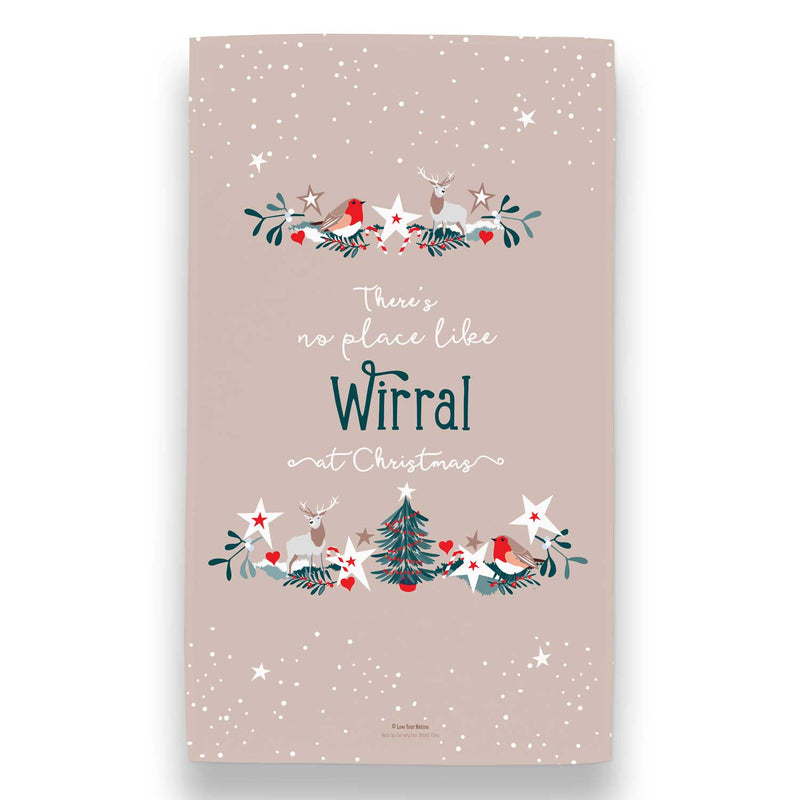 Wirral 'There's No Place Like it' Tea Towel