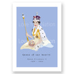 Queen Elizabeth II A5 Charity Print