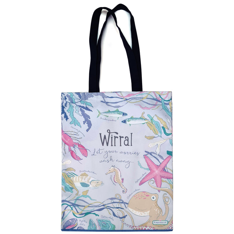 Wirral Coastal Cotton Canvas Bag