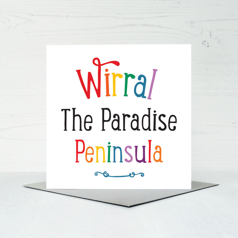 Wirral Paradise Peninsula Greeting Card