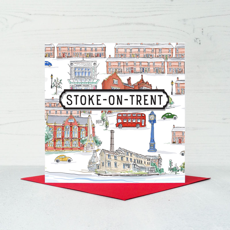 Stoke-On-Trent Greeting Card