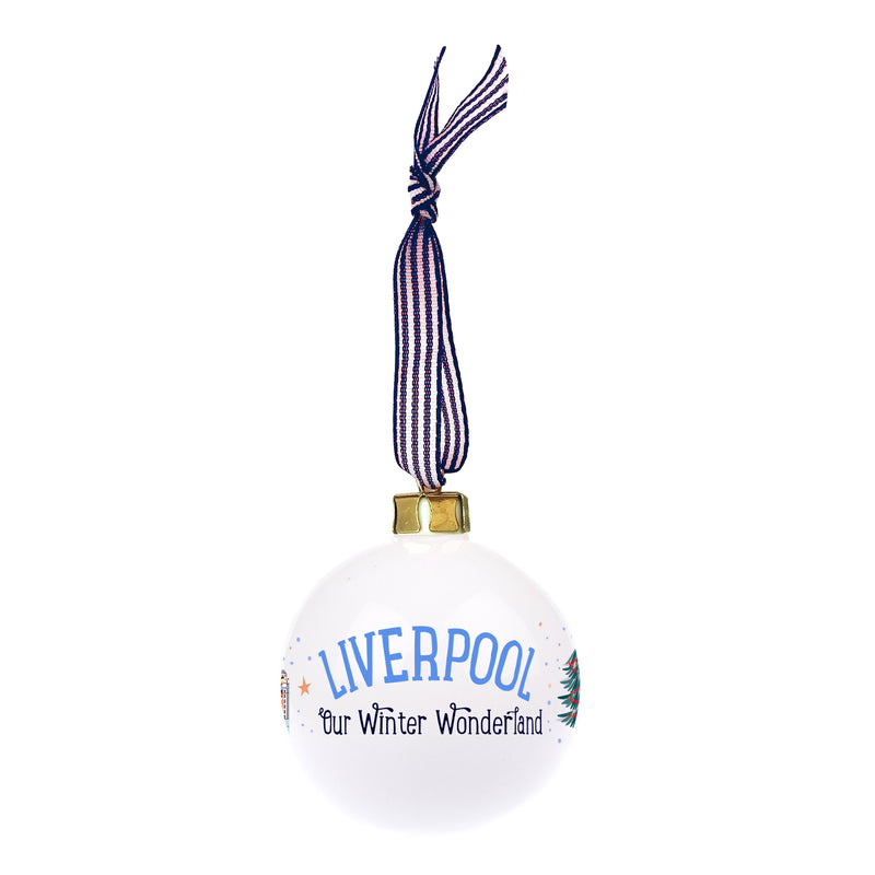 Liverpool at Christmas Bauble