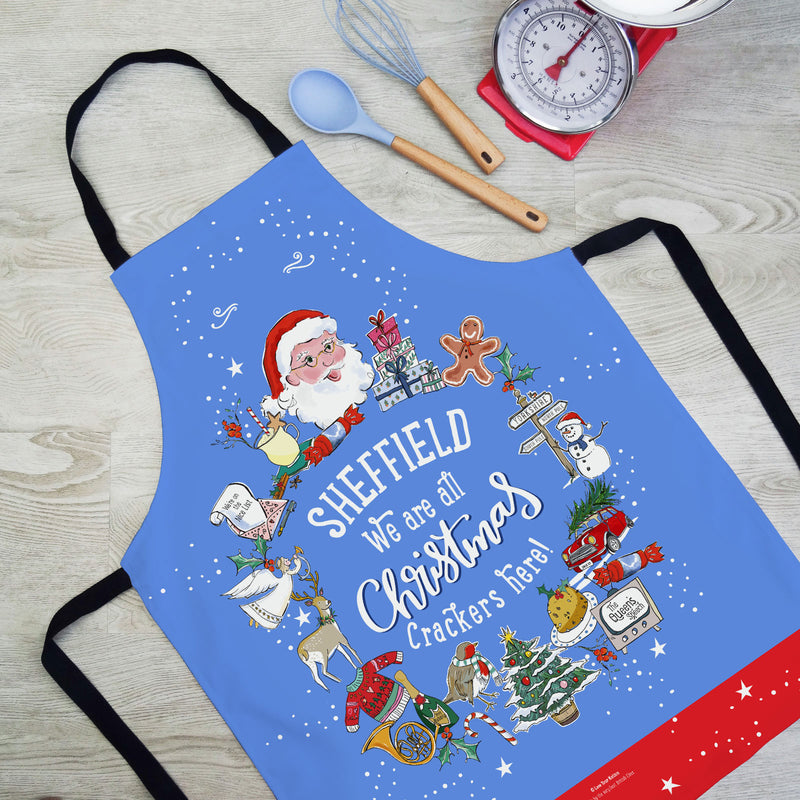 Sheffield 'We're Christmas Crackers' Apron